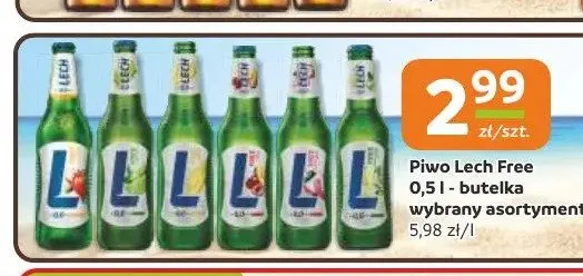 Piwo bezalkoholowe Lech Free promocja w Gama