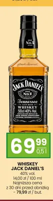 Whisky Jack Daniel's promocja w Twój Market