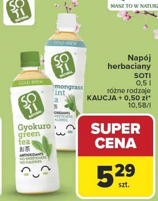 Napój herbaciany różne rodzaje promocja w Carrefour Market