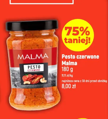 Pesto czerwone Malma promocja w Dealz