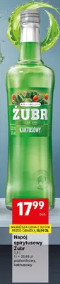 Napój spirytusowy Żubr Poziomkowy promocja w Delikatesy Centrum