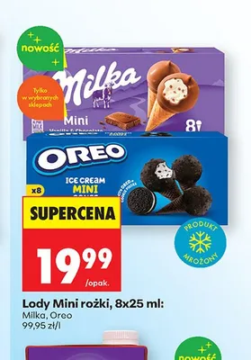 Lody Mini rożki promocja w Biedronka