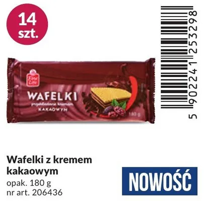 Wafelki z kremem kakaowym promocja w Makro