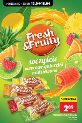 Galaretka Fresh&Fruity promocja w Biedronka