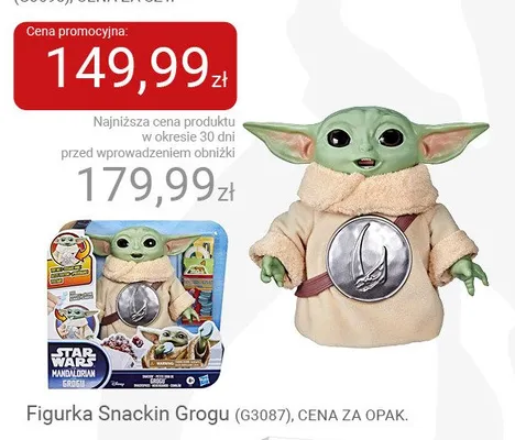 Figurka Snackin Grogu promocja w Smyk