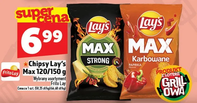Chipsy Lay's Max Strong/Max Karbouane promocja w TOPAZ