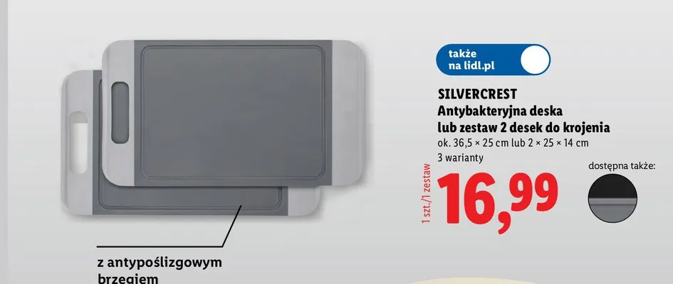 Zestaw 2 desek do krojenia Silvercrest promocja w Lidl