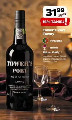 Wino Tower's Port Tawny promocja w Netto