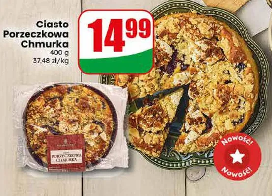Ciasto Porzeczkowa Chmurka promocja w Dino