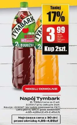 Napój Tymbark promocja w Supeco