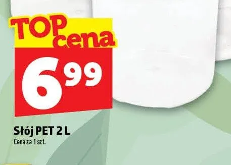 Słój PET 2 l promocja w TOPAZ