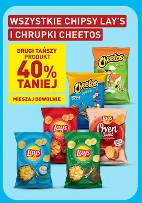 Chipsy Lay's i chrupki Cheetos promocja w Aldi