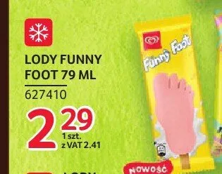 Lody Funny Foot promocja w Selgros