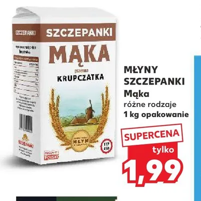 Mąka Młyny Szczepanki promocja w Kaufland