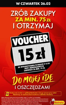 Od poniedziałku, strona 2 promocja w Biedronka