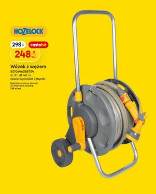 Wózek z wężem promocja w Castorama