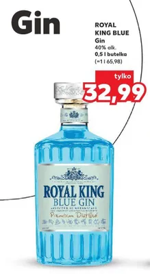 Gin Royal King Blue promocja w Kaufland
