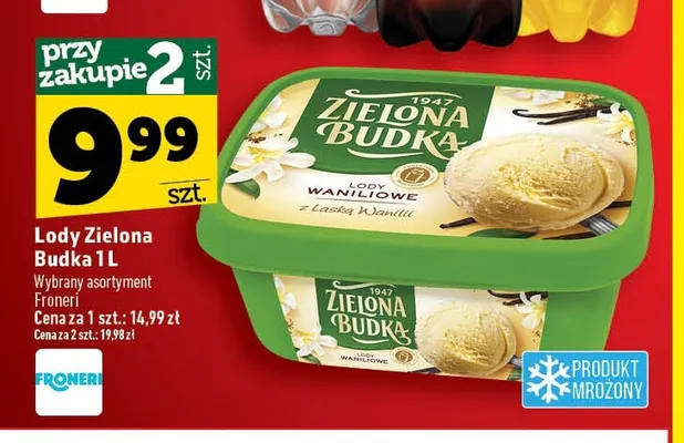 Lody waniliowe Zielona Budka promocja w TOPAZ