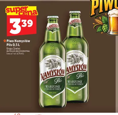 Piwo Namysłów Pils promocja w TOPAZ