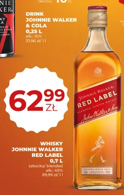 Whisky Johnnie Walker Red Label promocja w Duży Ben