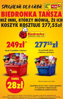 Tani Koszyk, strona 0 promocja w Biedronka