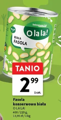 Fasola konserwowa biała promocja w Intermarche