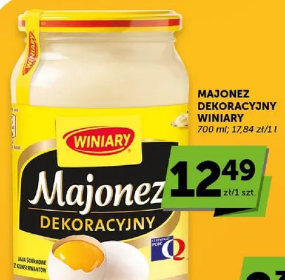 Majonez dekoracyjny promocja w Euro Sklep
