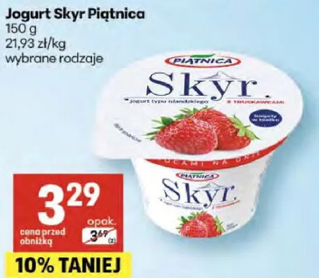 Jogurt Skyr promocja w Delikatesy Centrum