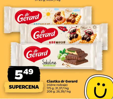 Ciastka Szkolne o smaku agrestowym dr Gerard promocja w Netto