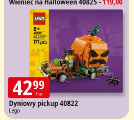 Klocki Dyniowy pickup 40822 LEGO promocja w Leclerc