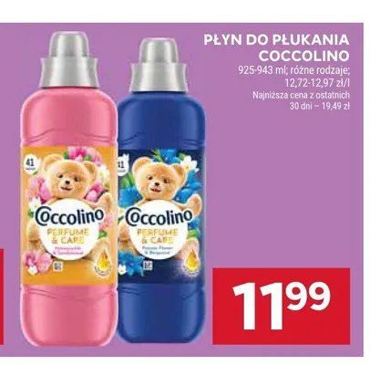 Płyn do płukania Coccolino Perfume & Care Pink promocja w Stokrotka