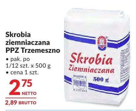 Skrobia ziemniaczana PPZ Trzemeszno promocja w Makro