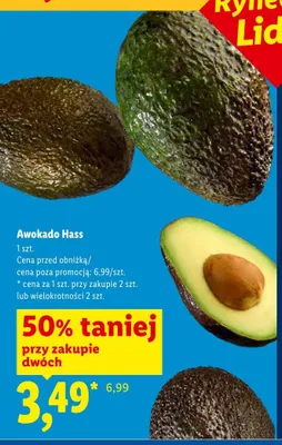Awokado Hass promocja w Lidl