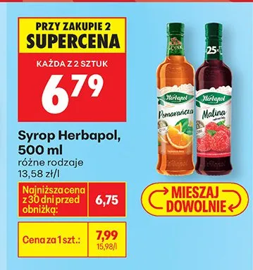 Syrop pomarańczowy promocja w Biedronka