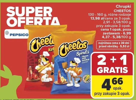 Chrupki różne rodzaje promocja w Carrefour Market