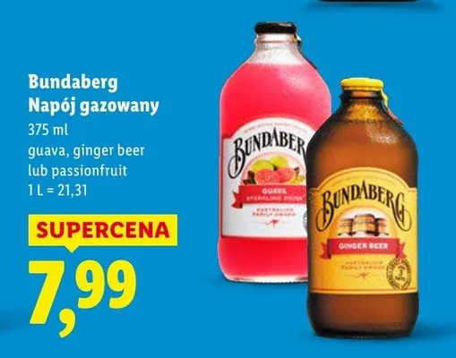 Napój gazowany guava promocja w Lidl