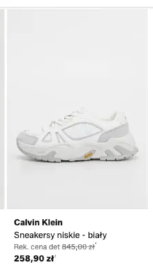 Sneakersy niskie Calvin Klein białe promocja w Lounge by Zalando