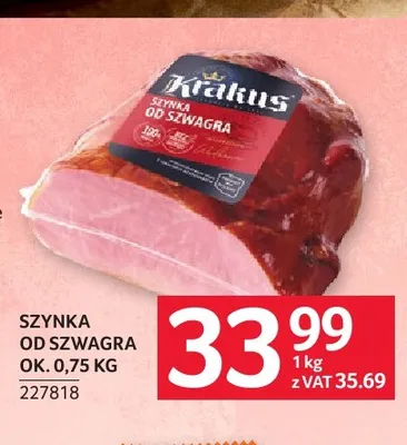 Szynka od Szwagra Krakus promocja w Selgros