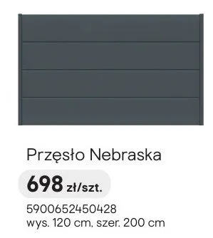 Przęsło Nebraska promocja w Castorama