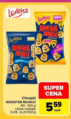 Chrupki Monster Munch Original promocja w Carrefour Market