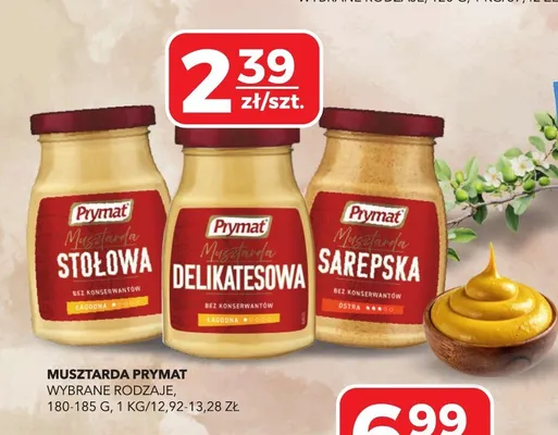 Musztarda Prymat promocja w Top Market