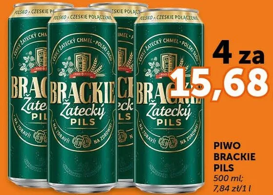Piwo Brackie Żatecký Pils promocja w ABC
