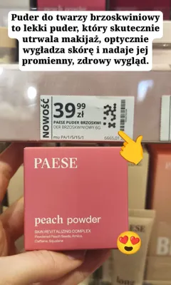 Puder do twarzy Paese Peach Powder promocja w Hebe