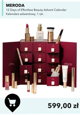 Kalendarz adwentowy 12 Days of Effortless Beauty Advent Calendar Meroda promocja w Douglas