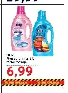Płyn do prania Filip do kolorów promocja w Blue Stop