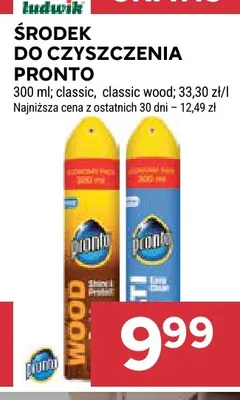 Środek do czyszczenia Pronto classic wood promocja w Stokrotka