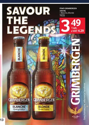 Piwo Grimbergen Blonde promocja w Selgros