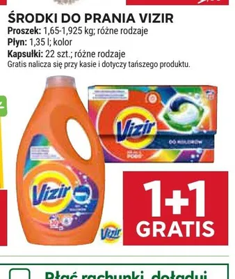 Płyn do prania Vizir promocja w Stokrotka