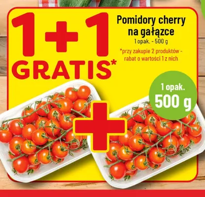Pomidory cherry na gałązce promocja w POLOmarket