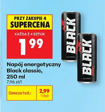 Napój energetyczny classic promocja w Biedronka